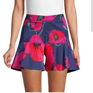 Trina Turk Dixieland Flutter Floral Printed Shorts